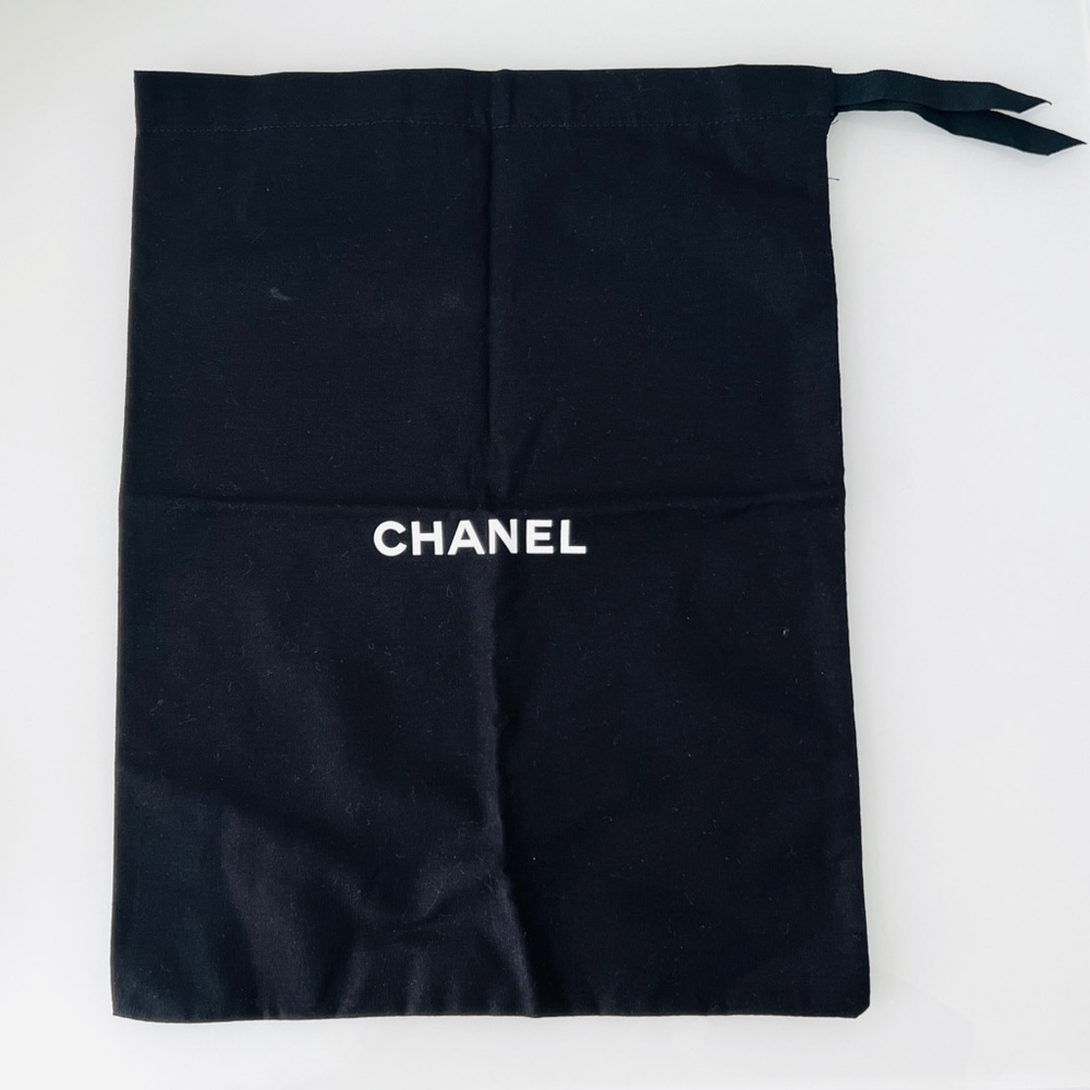Authentic Chanel Black Dust Bag
